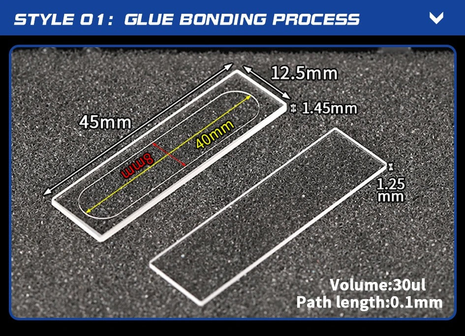 Quartz Sample Cell 0.1-2mm Quartz Flow Cuvettes | Labshopx