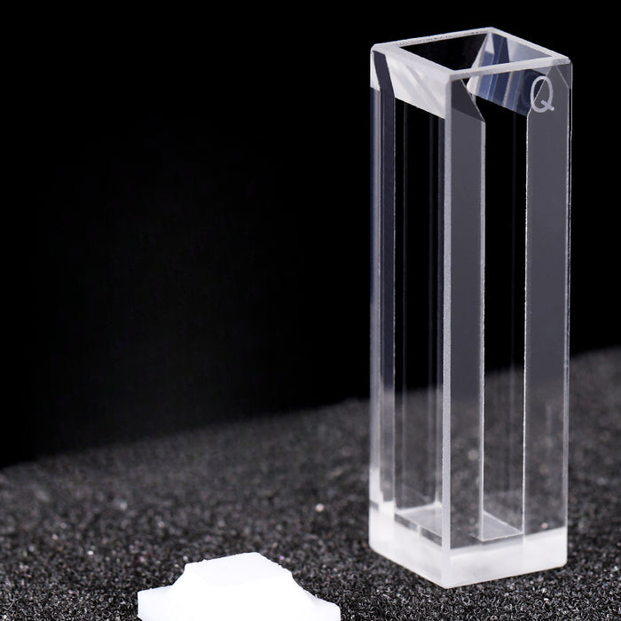 1400ul Sub-Micro Quartz Fluorescence Cuvette With Lid 10mm | LABSHOPX