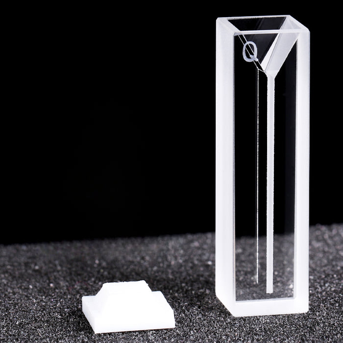 Micro Quartz Cuvette Quartz Cell with Frosted Walls and Lid | LABSHOPX