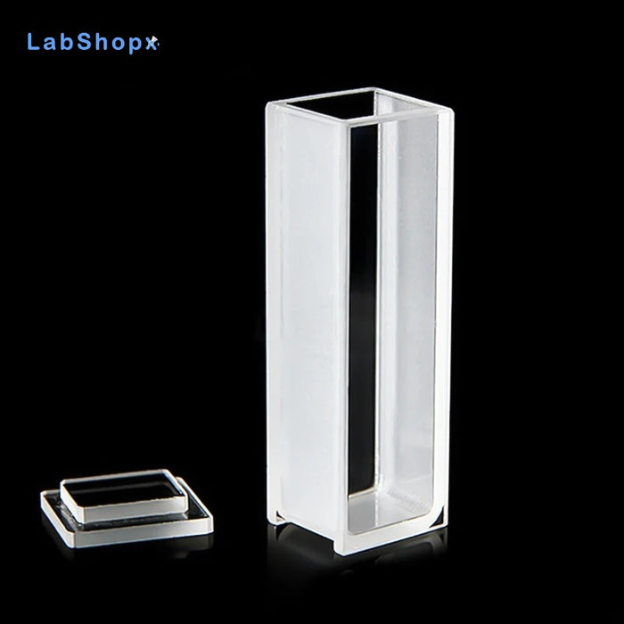 4ml Standard Quartz Cuvette Cells 10mm with Lid | LABSHOPX