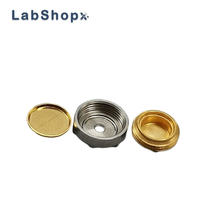 30μl Reusable High Pressure Crucible Gold-Plate with Lid/Seal for ME-51140405 for Mettler Toledo/Mettler | LABSHOPX