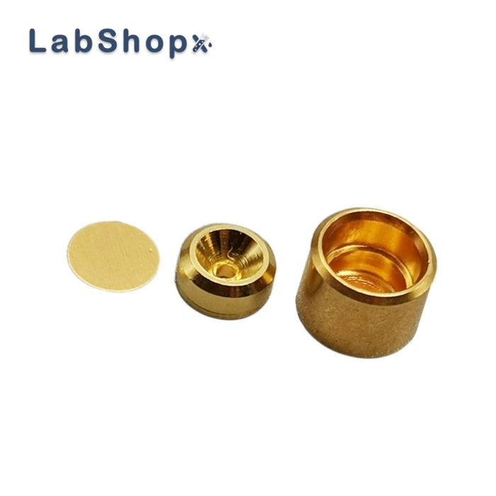 40μl Disposable High Pressure Crucible without Pin with Seal Gold Plated for ME-00026731 For Mettler Toledo/Mettler | LABSHOPX