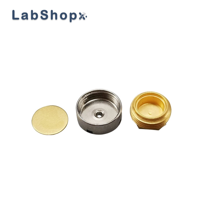27μl Reusable High Pressure Crucible with Lid/Seal Gold Plated for Netzsch 6.239.2-92.3.00 | LABSHOPX