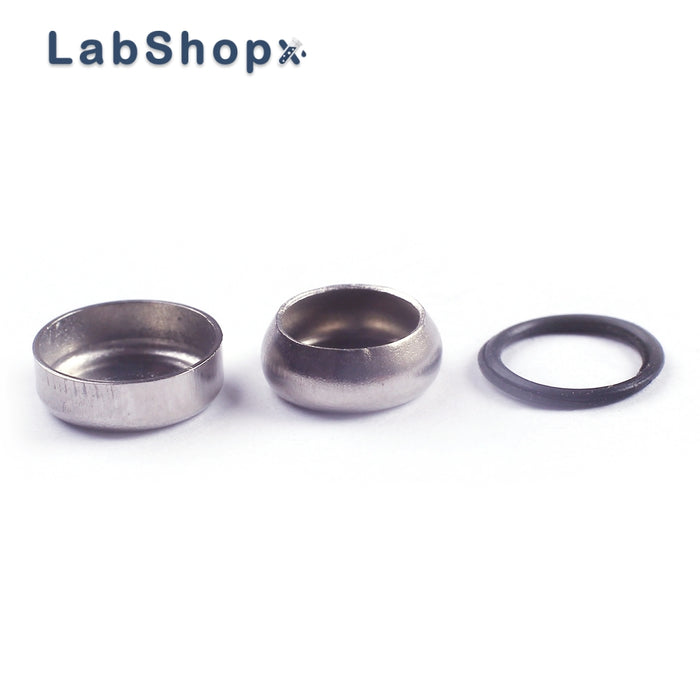 60μl Stainless Steel Pans Covers and O-Rings for PE 03190029 for PerkinElmer/PE Thermal Analysis Sample Pans | LABSHOPX