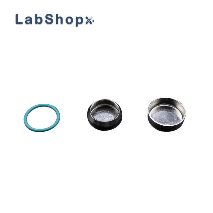 60μl Stainless Steel Pans Covers and O-Fluorine Rubber Ring for PE 03190218 for PerkinElmer/PE | LABSHOPX