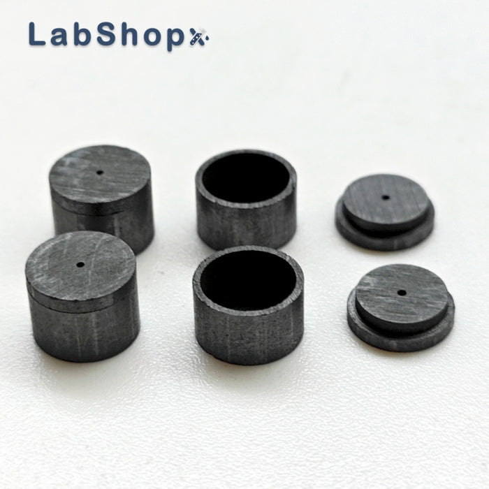 60μl Graphite Pans with Lids OD5mm H5mm Same Size As Rigaku 8592A3 for Rigaku Graphite Crucible | LABSHOPX