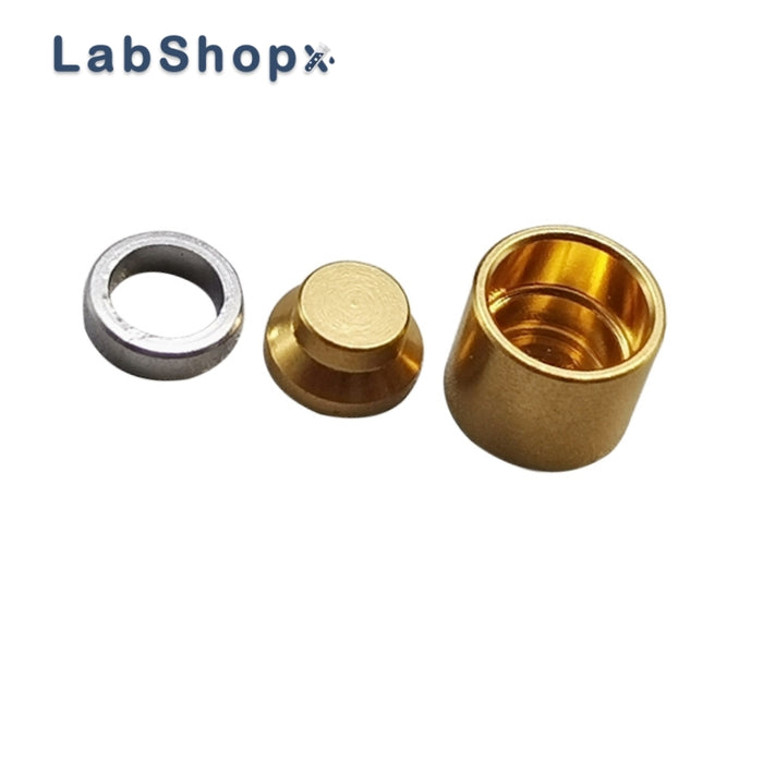 30μl Disposable High Pressure Crucible With Lid and Seal Gold Plated for Setaram | LABSHOPX