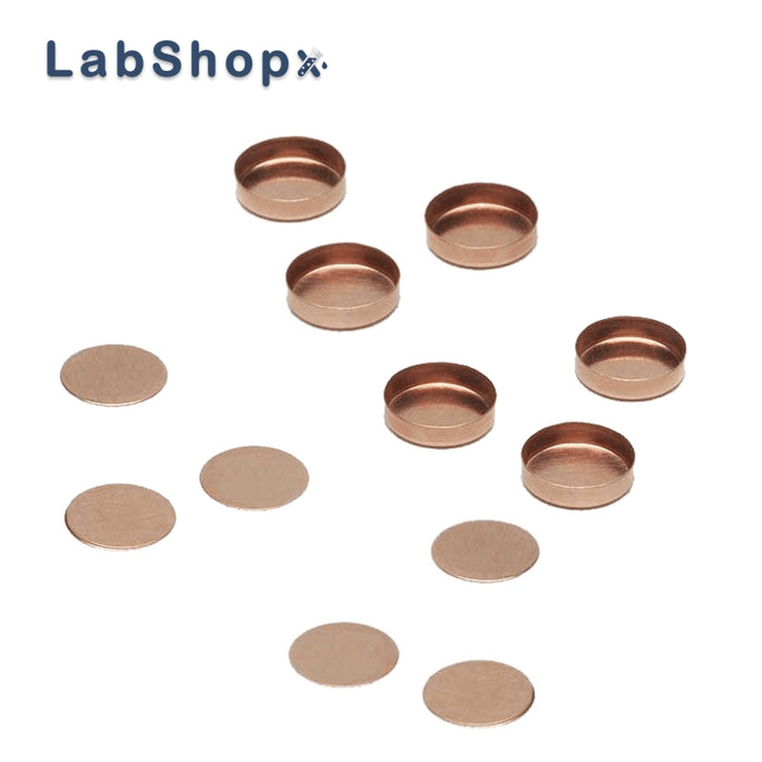 40μl Copper Sample Pans and Covers PE-03190026 for PerKinElmer/PE Copper Crucible | LABSHOPX
