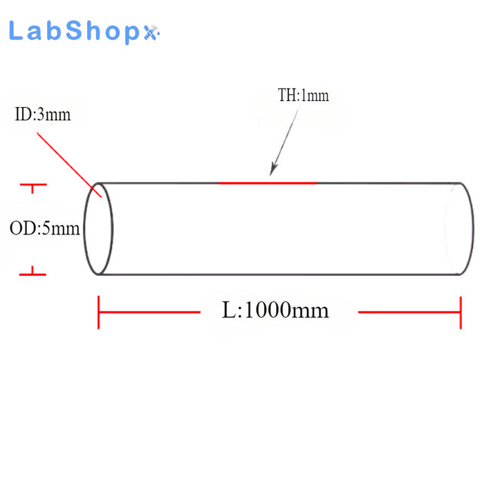 High Purity 99.99% Quartz tube for High-Temperature to Use | LABSHOPX