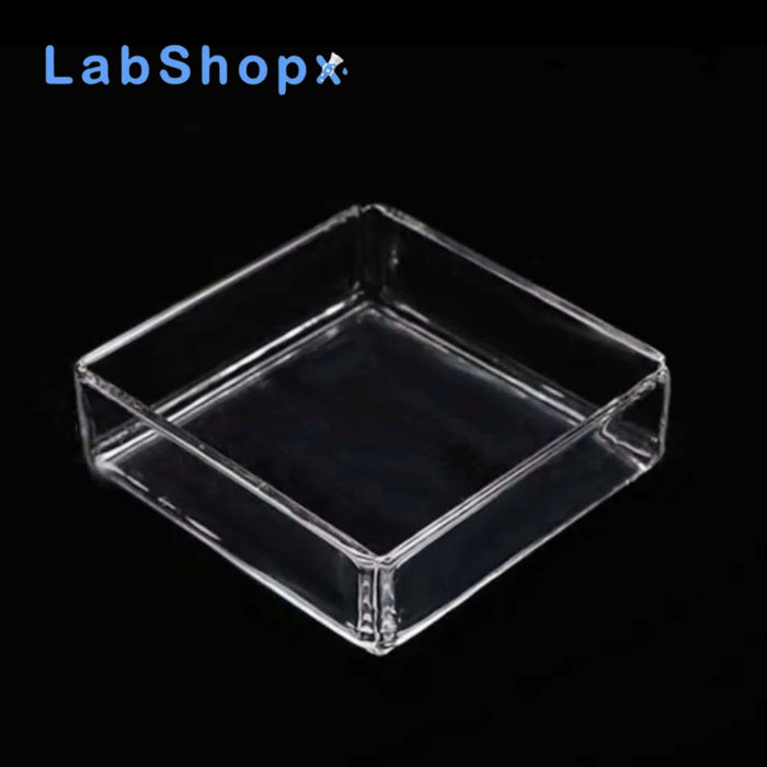 Quartz Glass Crucible Square Fused Silica Crucibles Heat Resistant | LABSHOPX