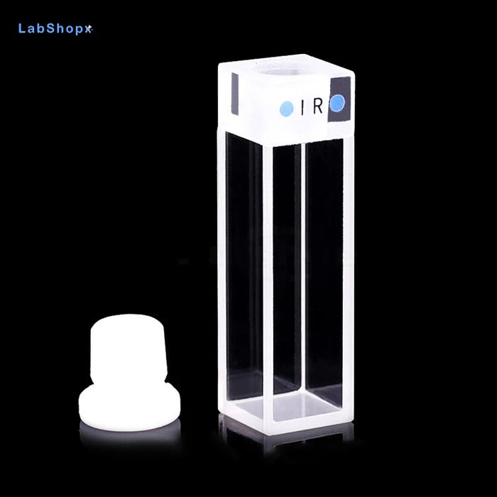 3.5ml Infrared Quartz Fluorescence Cell with Stopper 10mm | LABSHOPX
