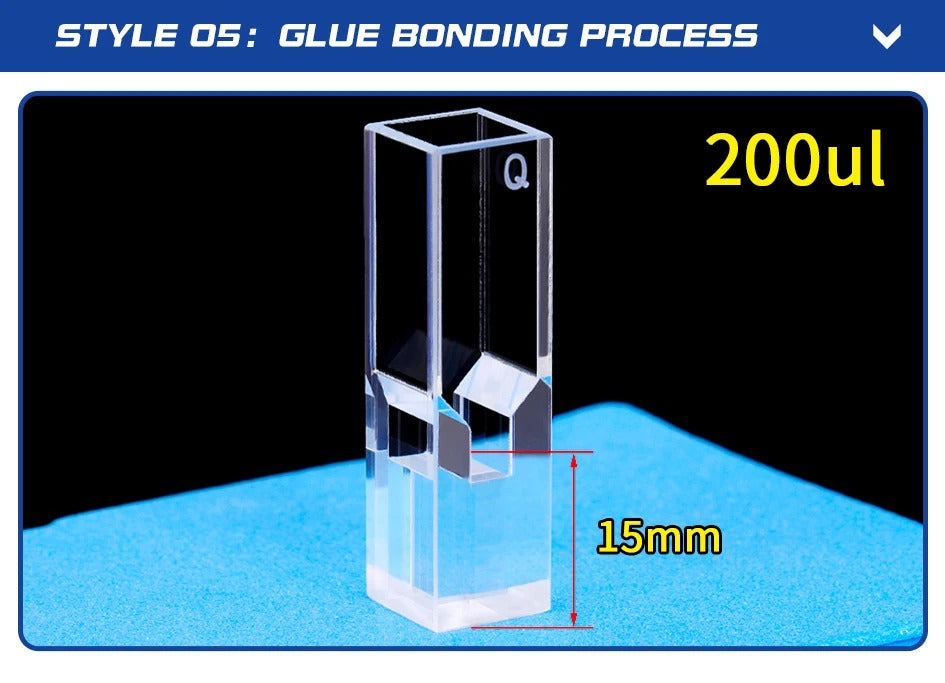 Micro UV Quartz Fluorescence Cuvettes with Lid for Lab | LABSHOPX