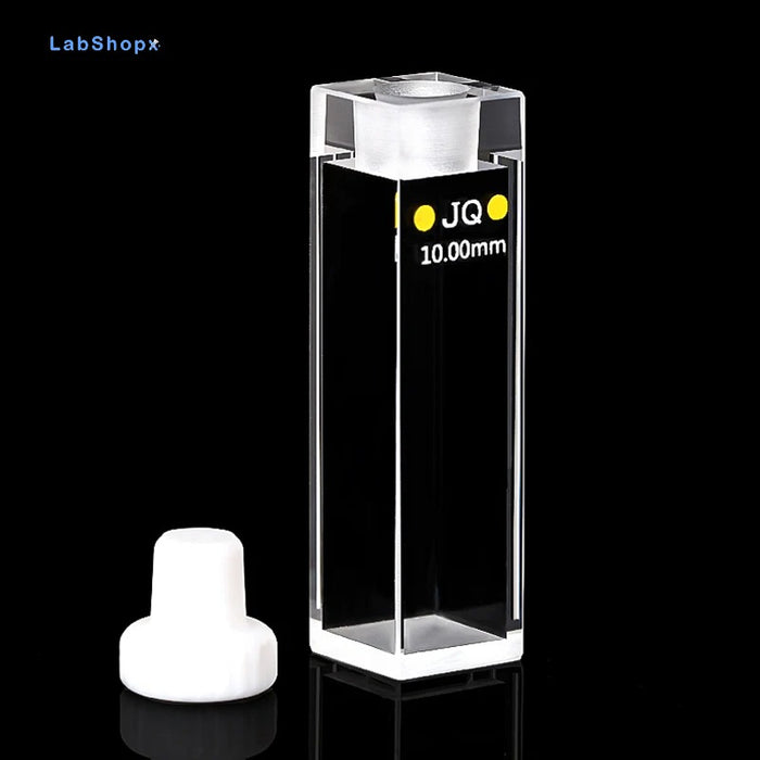 Quartz Closed Fluorescent Cuvette Airtight 1cm Paired UV Plug | LABSHOPX