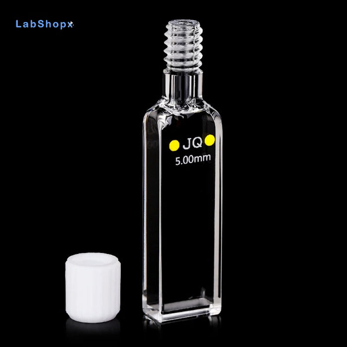 1050ul Quartz Cuvette Cell With Screw Cap 3mmTwo Way Light| LABSHOPX