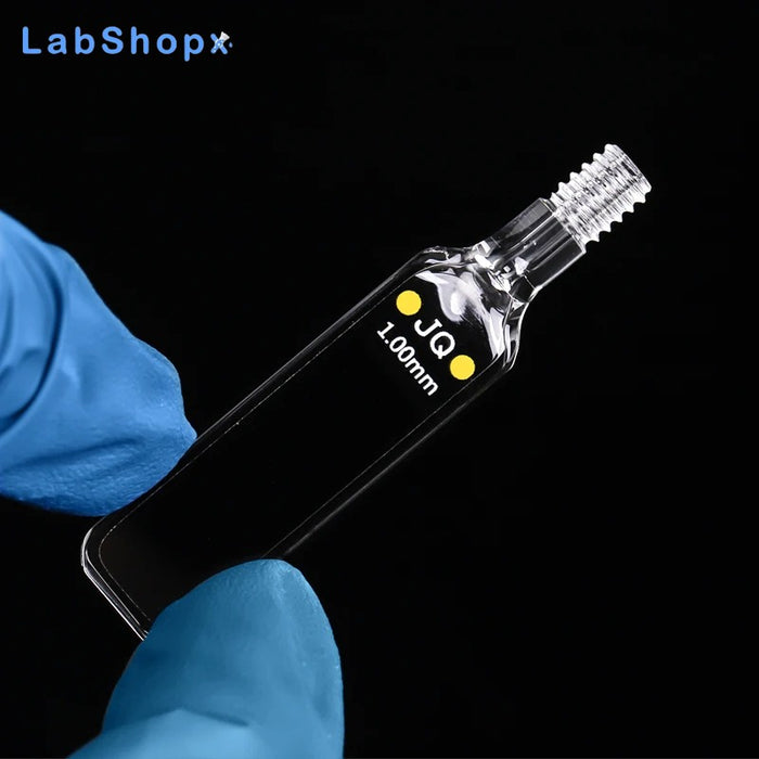 Quartz Cuvette Cells with Screw Cap Colorimetric Cuvette | LABSHOPX