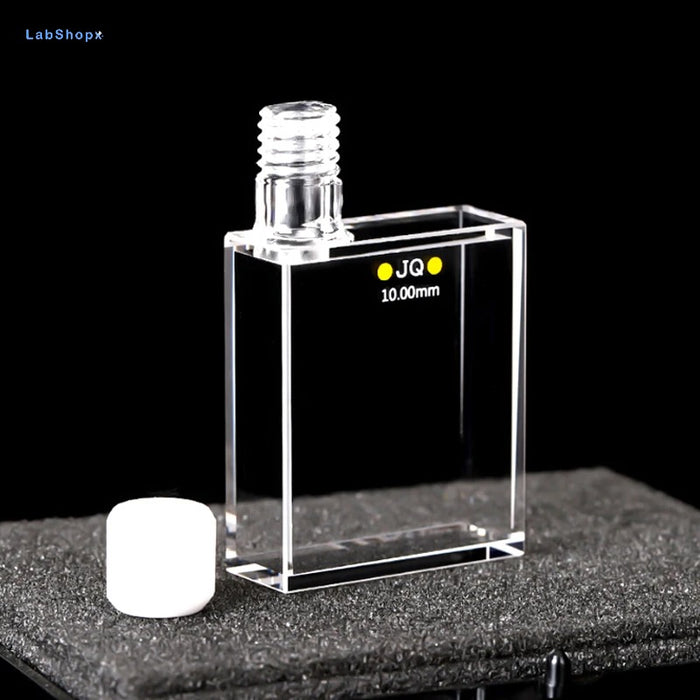 11ml Quartz Cuvette Cell with Screw Cap Six Way Light | LABSHOPX