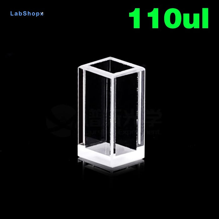 110ul Quartz Cuvettes Four Polished Windows 4mm Cells | LABSHOPX