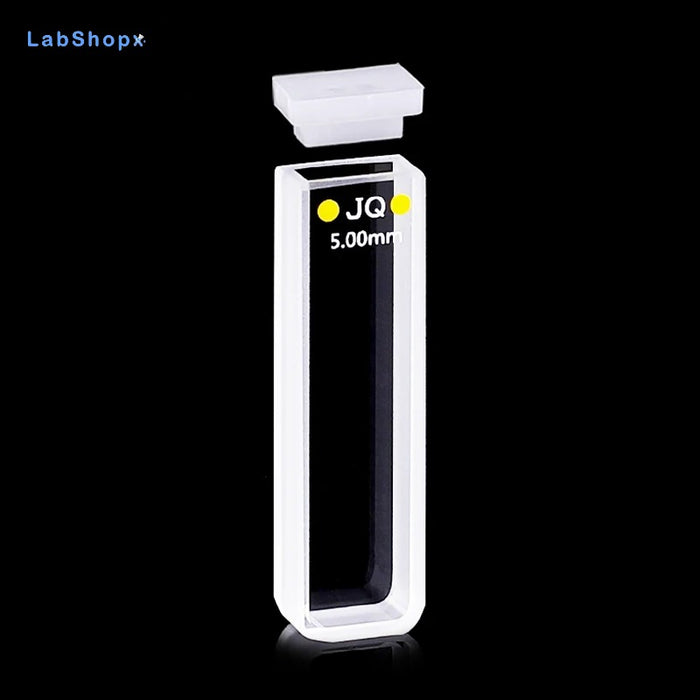 Quartz Cuvette with Lid 5mm Quartz Cell Spectrophotometers | LABSHOPX
