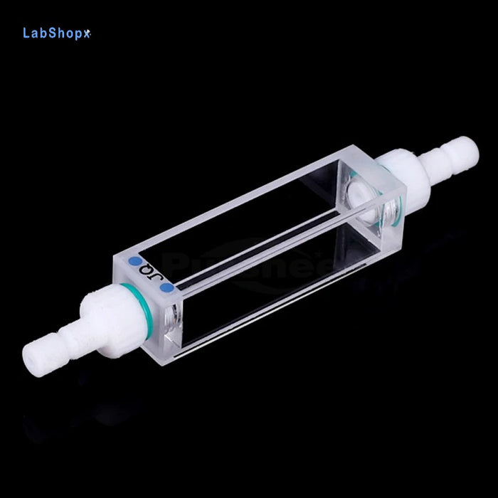 3.5ml Quartz Flow Cuvette with M6 Threaded Connectors Cells | Labshopx