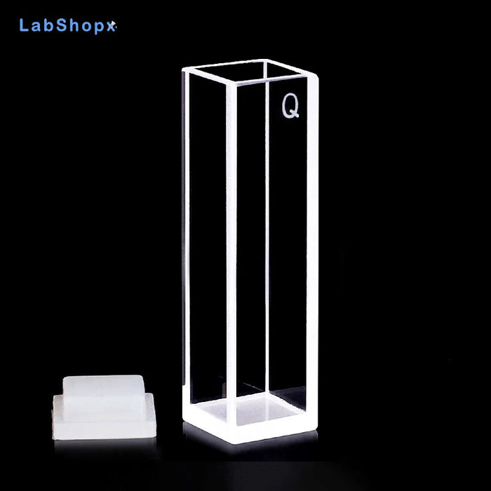 Quartz Fluorescence Cuvette with Four Side High Transmittance | LABSHOPX