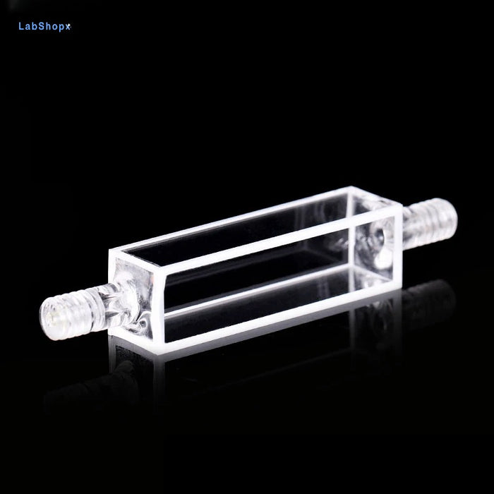 3.5ml Quartz Fluorescent Flow Cuvettes Cells Threaded Pipe | Labshopx