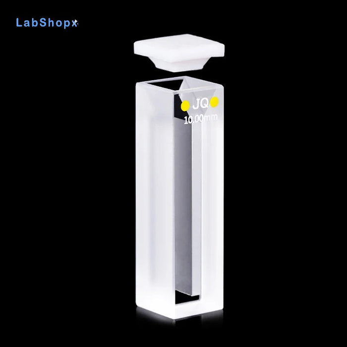 700ul Quartz Micro Cuvette 10mm with Stopper Quartz Cells | LABSHOPX