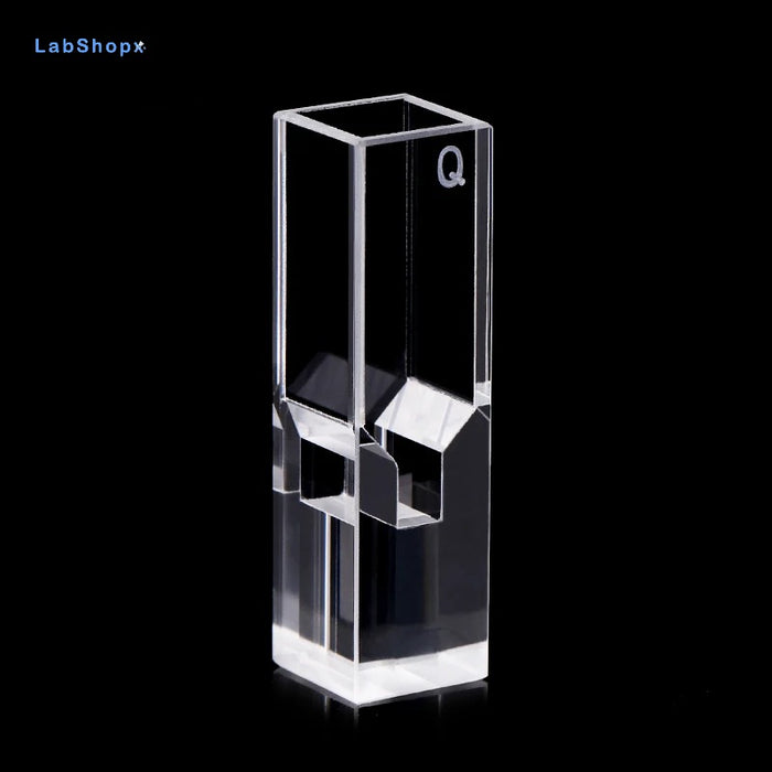 Quartz Micro Fluorescence Cuvette Cell Central Height 15mm | LABSHOPX