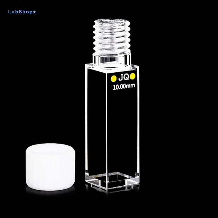 3.5ml Quartz Spiral Cuvette 10mm Spiral Cell Four way light | LABSHOPX