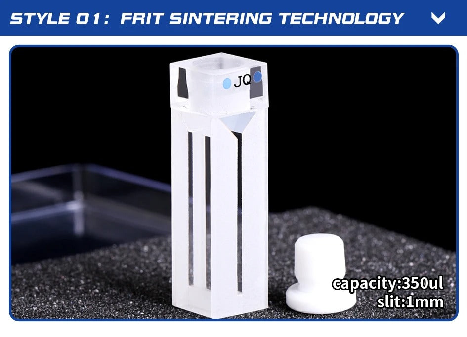 Quartz Cell with Stopper 10mm Fluorescence Quartz Cuvettes| LABSHOPX