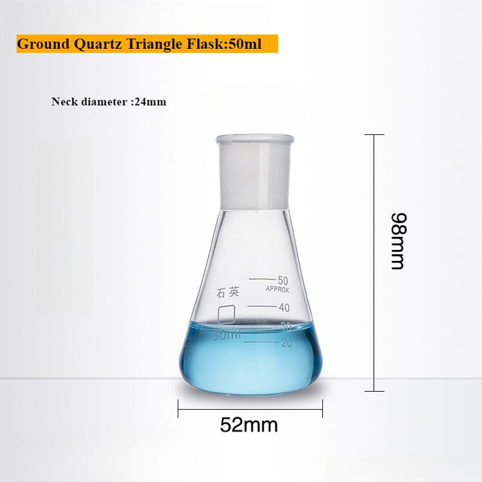 Quartz Conical Flask Quartz Volumetric Flask Erlenmeyer Flask| LABSHOPX