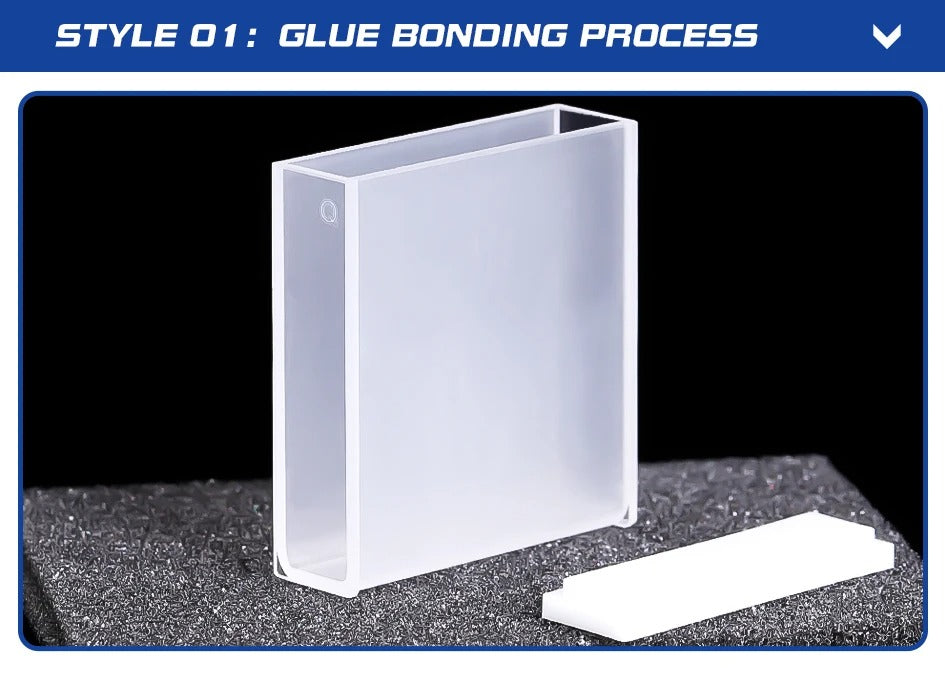 Quartz Cuvette with Lid 40mm UV Spectrophotometer Cuvette | LABSHOPX