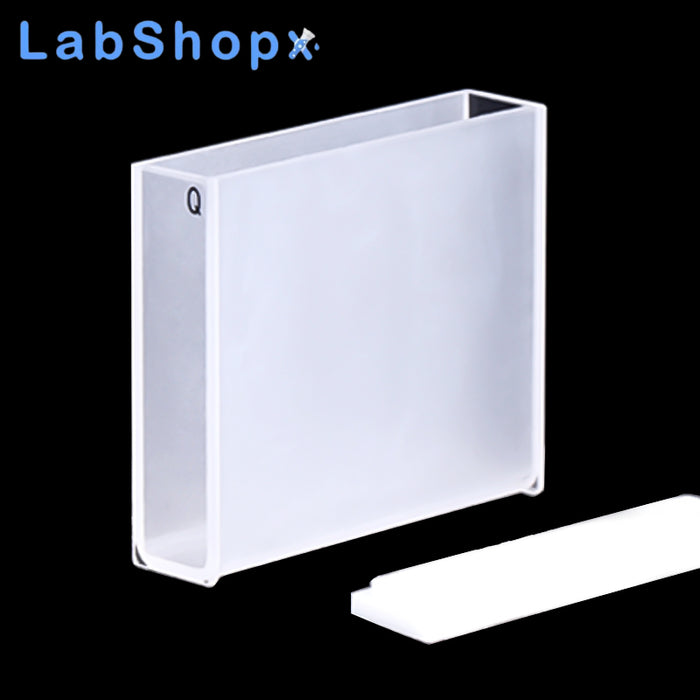 17.5mL Quartz Cuvette with Lid 50mm JGS1 Quartz Cell | LABSHOPX
