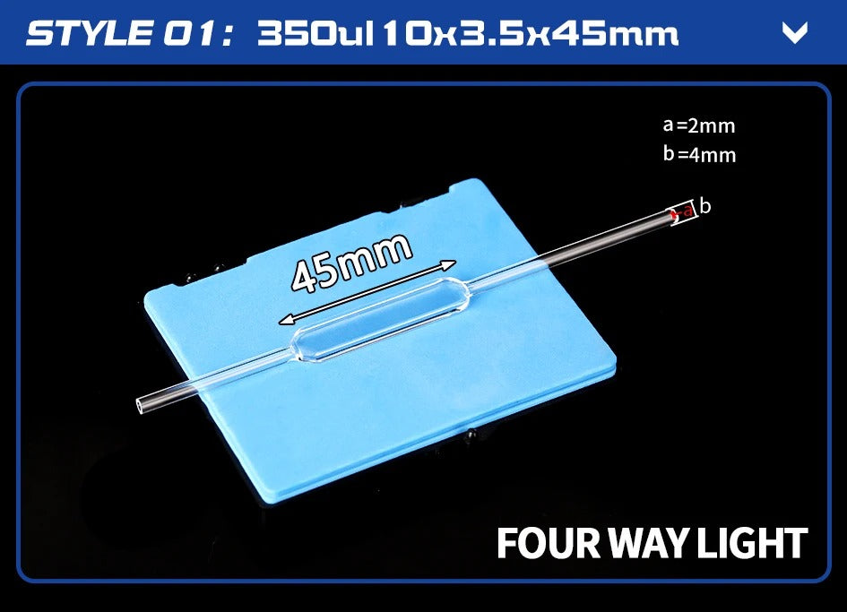 Quartz Flow Cuvette Variety of Styles Good Fluidity Complete| Labshopx