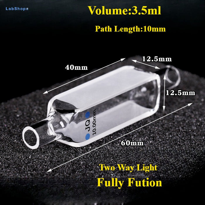Quartz Flow Cuvette Brownloo Quartz Flow Cells Two Ends Open| Labshopx