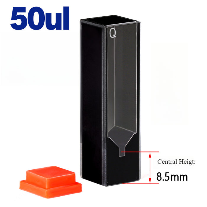Quartz Fluorescence Cuvette 10mm Quartz Cell Two Way Light | LABSHOPX