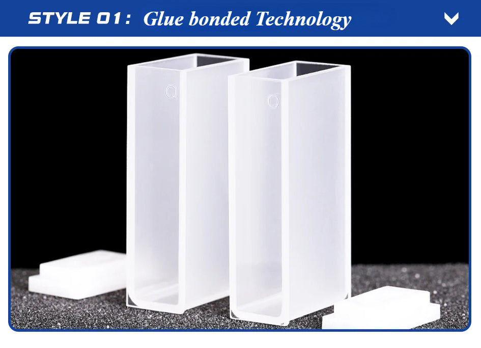 Quartz Cuvette Cells with Lid 20mm for Spectrophotometer Lab| LABSHOPX