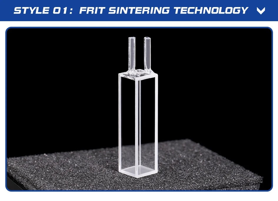 3.5ml Quartz Fluorometer Flow 10mm Cuvette Closed Cells10mm | LABSHOPX