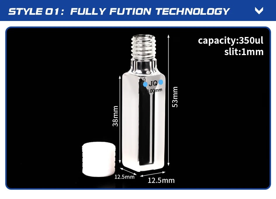 Quartz Thread Trace Colorimetric Dish Cuvette Two Way Ligh| Labshopx