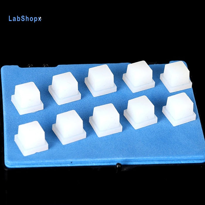 10pcs Silicone Stopper Cuvettes Cover for Glass Quartz Cuvette | LABSHOPX