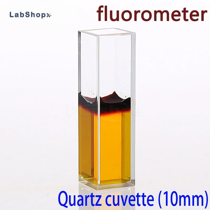 Standard Quartz Fluorescence 10mm Quartz Cells with Lid | LABSHOPX