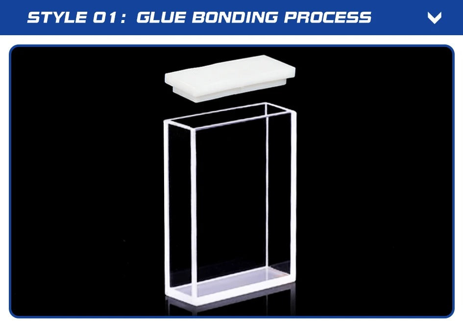 Standard Quartz Cuvettes Fluorescence Quartz Cells with Lid | LABSHOPX