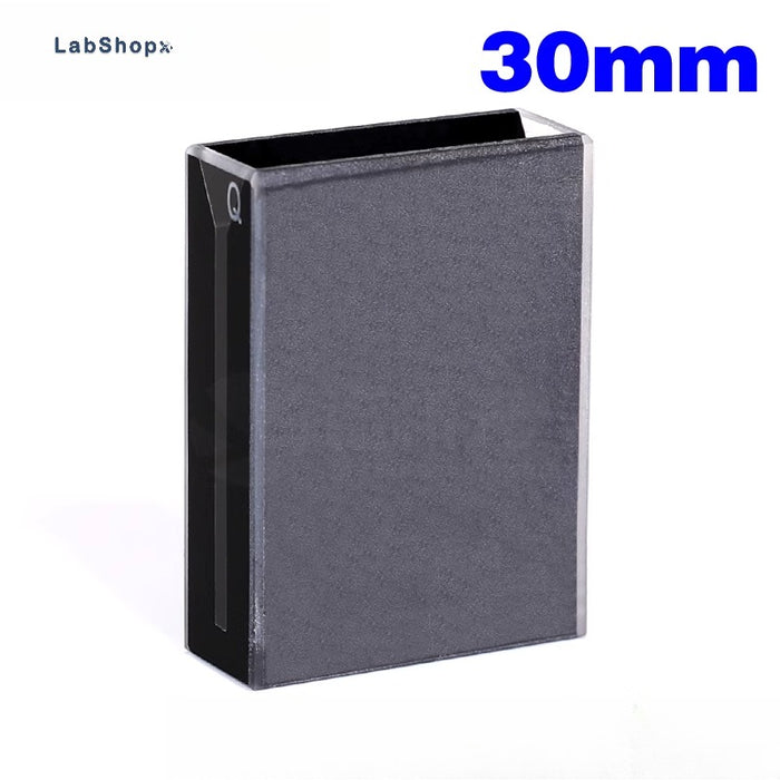 2100ul Sub-Micro Quartz Cell with Black Walls Two way Light| LABSHOPX