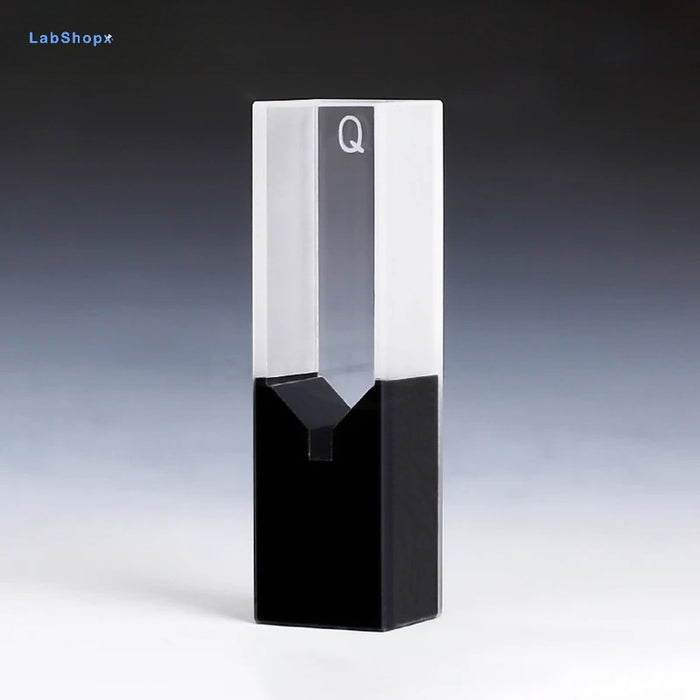 50ul Sub-Micro Quartz Cell with Black Walls and Lid for Lab | LABSHOPX