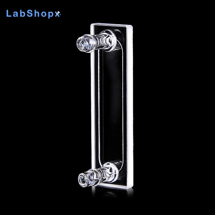 150ul Optical UV Flow Quartz Cuvette Cell with 2 Tubes | LABSHOPX
