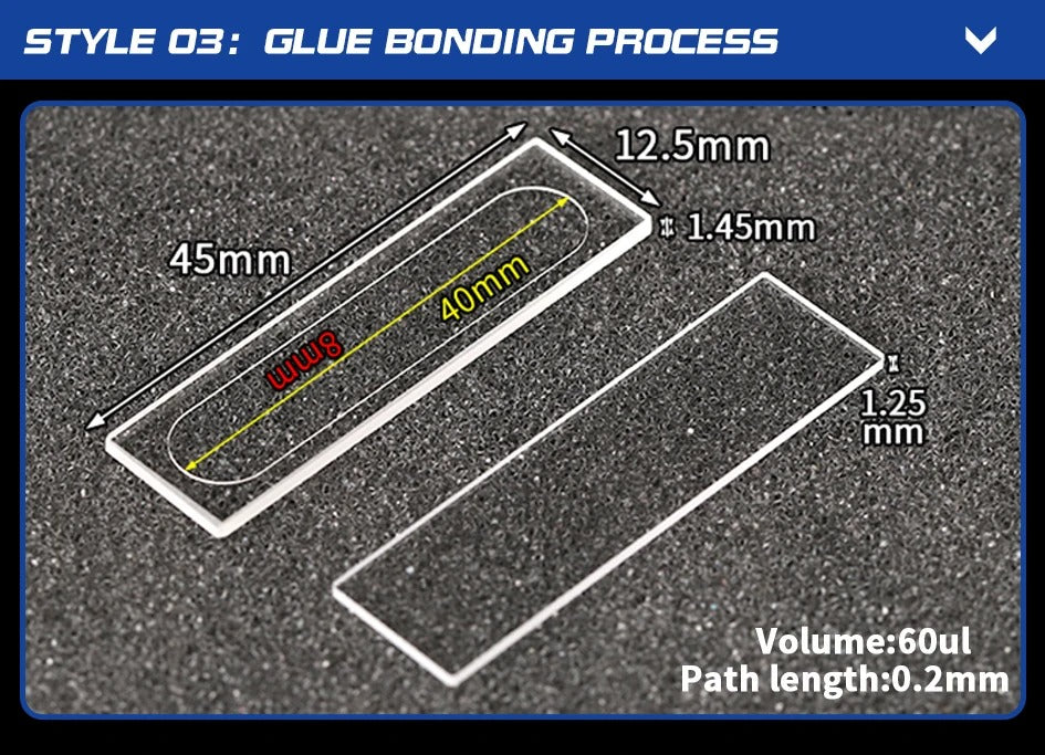Quartz Sample Cell 0.1-2mm Quartz Flow Cuvettes | Labshopx