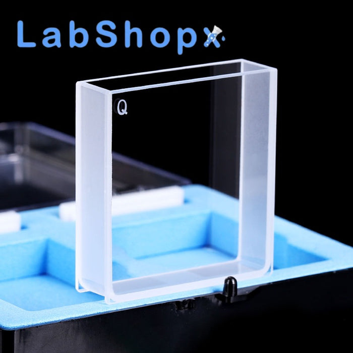 14mL Quartz Cuvettes JGS1 Cells 10mm for Chemistry | LABSHOPX