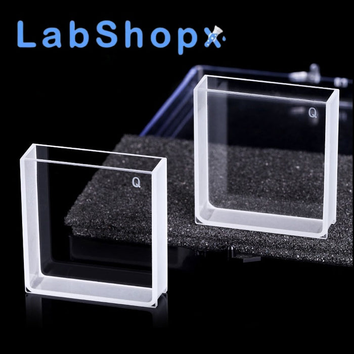 14mL Quartz Cuvettes JGS1 Cells 10mm for Chemistry | LABSHOPX