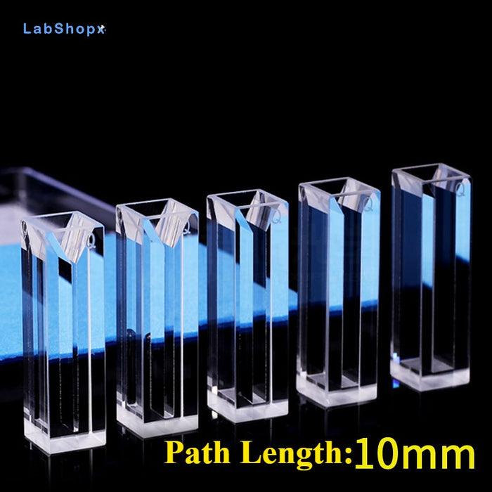 Micro Quartz Fluorescence Cuvette Quartz Cell Four Way Light| LABSHOPX