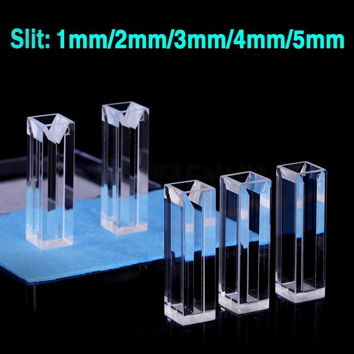 Micro Quartz Fluorescence Cuvette Quartz Cell Four Way Light| LABSHOPX