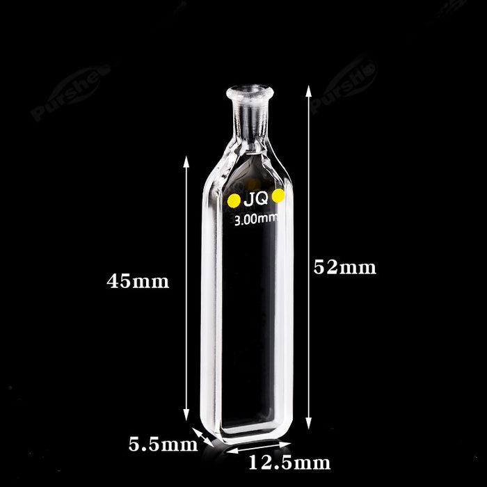 Quartz Fluorescence Cuvette Cells with PTFE Stopper | LABSHOPX